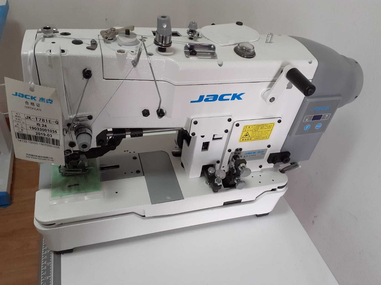 Vand masina de cusut butoniere JACK JK-T782E SET noua.