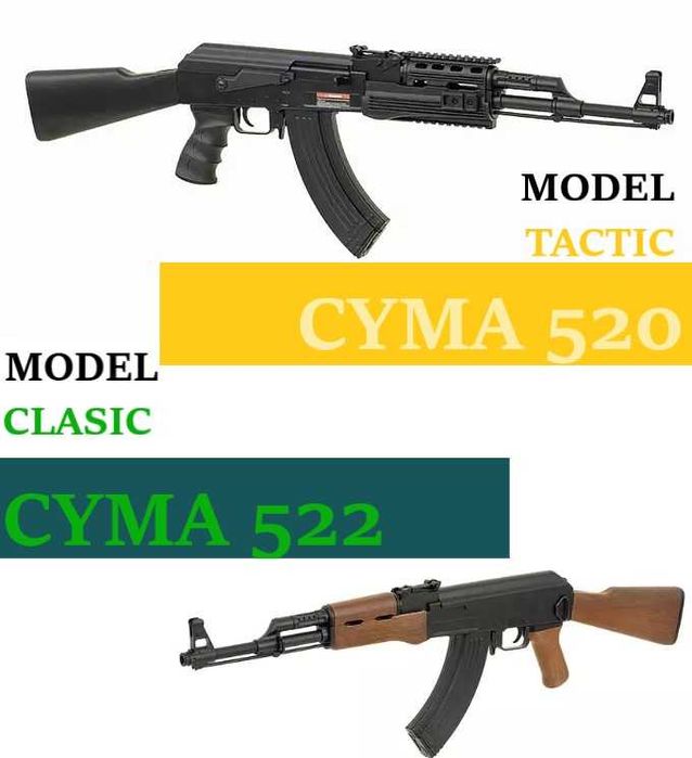 CM522  pusca AK47 AEG semi/full auto  airsoft