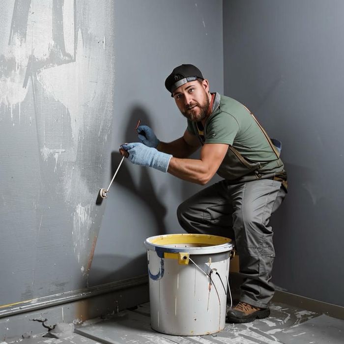 Серая акриловая краска 32000 за 1 кг