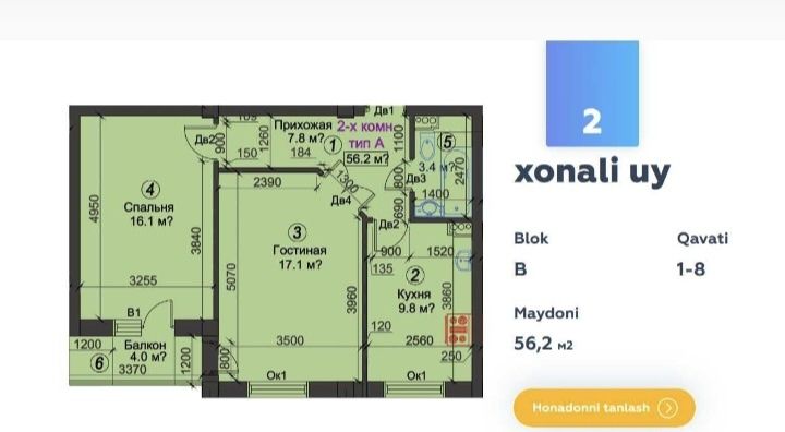 СРОЧНА Продаётся квартира