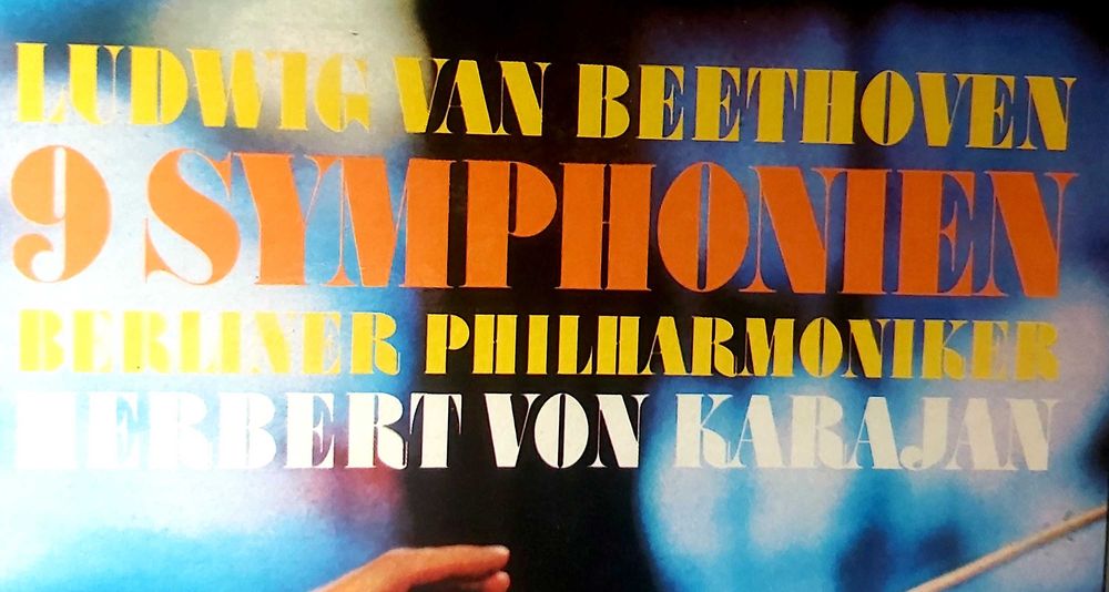 Beethoven - 9 Simfonii (8 LP) Karajan, DG - Box set (Stare VG+)