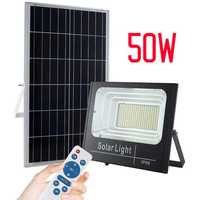 Proiector Solar  50W Lampa Incarcare Solara + Panou Solar