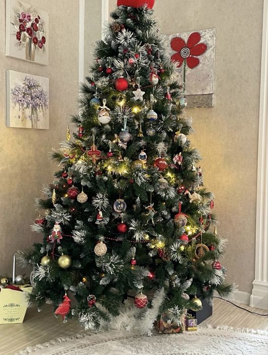 Пушистая роскошная ёлка 2,7 м — создайте праздник дома!