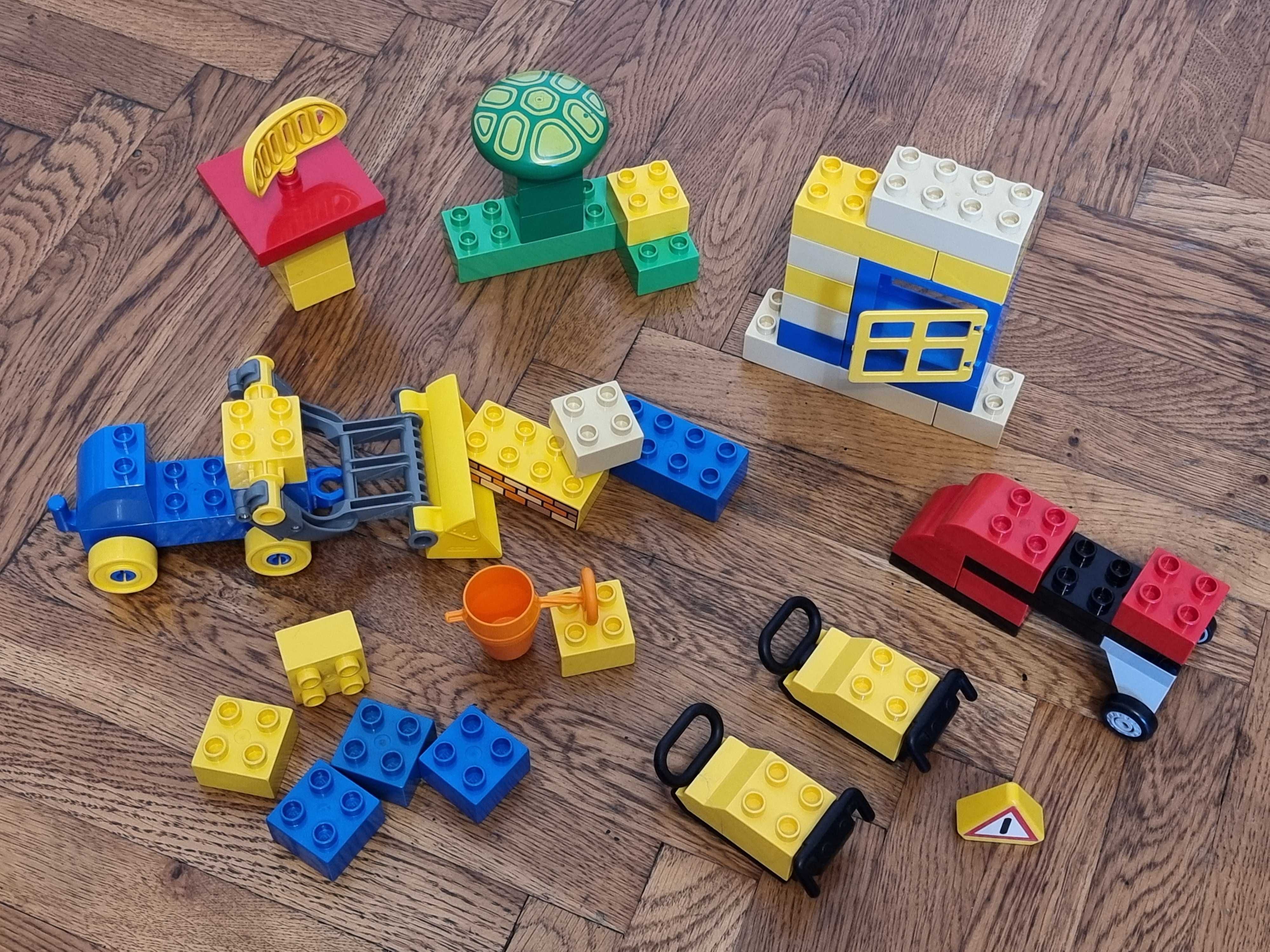 Lego Duplo santier, vehicule constructii, compactor