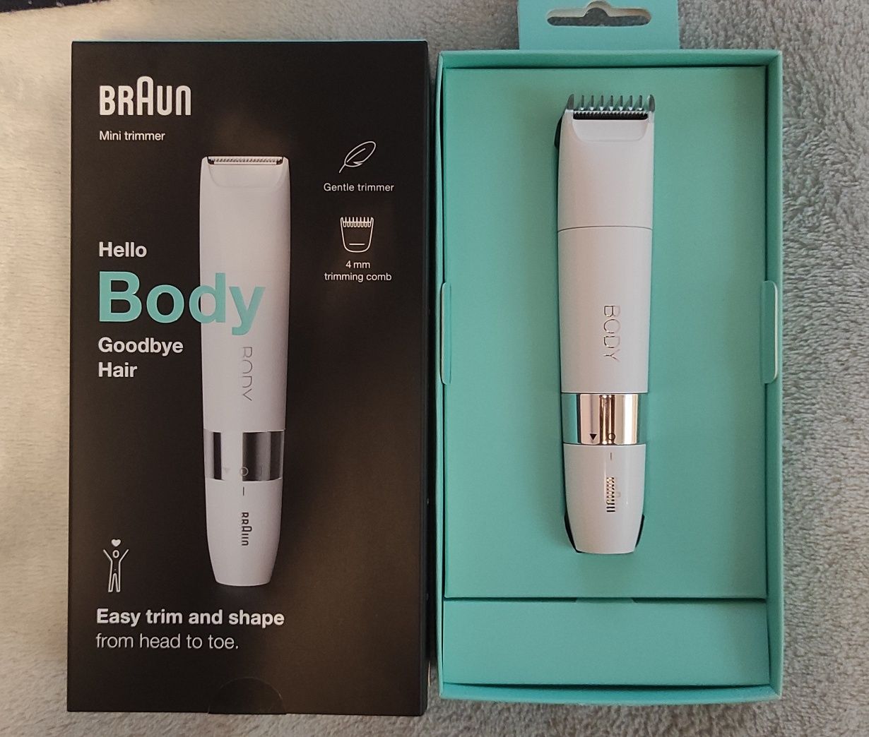 Braun Hello Body Good Bye Hair Mini Trimer BS1000
Тример за цяло тяло