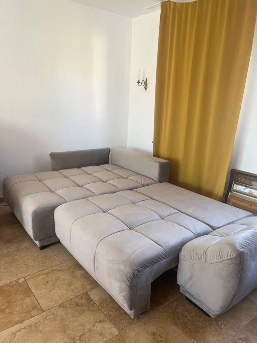 Canapea extensibilă modernă, foarte confortabilă – nou nouță