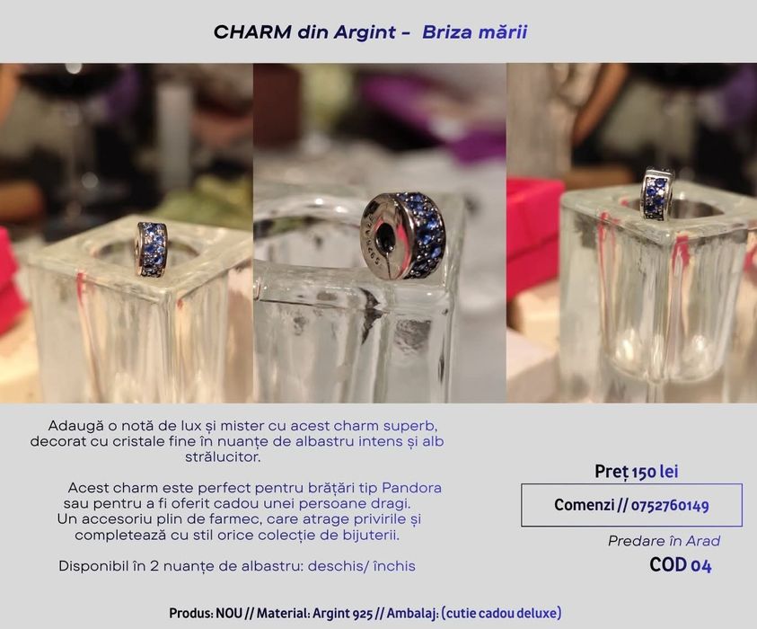 Charmuri din Argint de vânzare