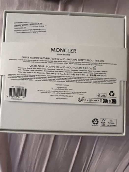 комплект MONCLER pour femme парфюм (EDP)