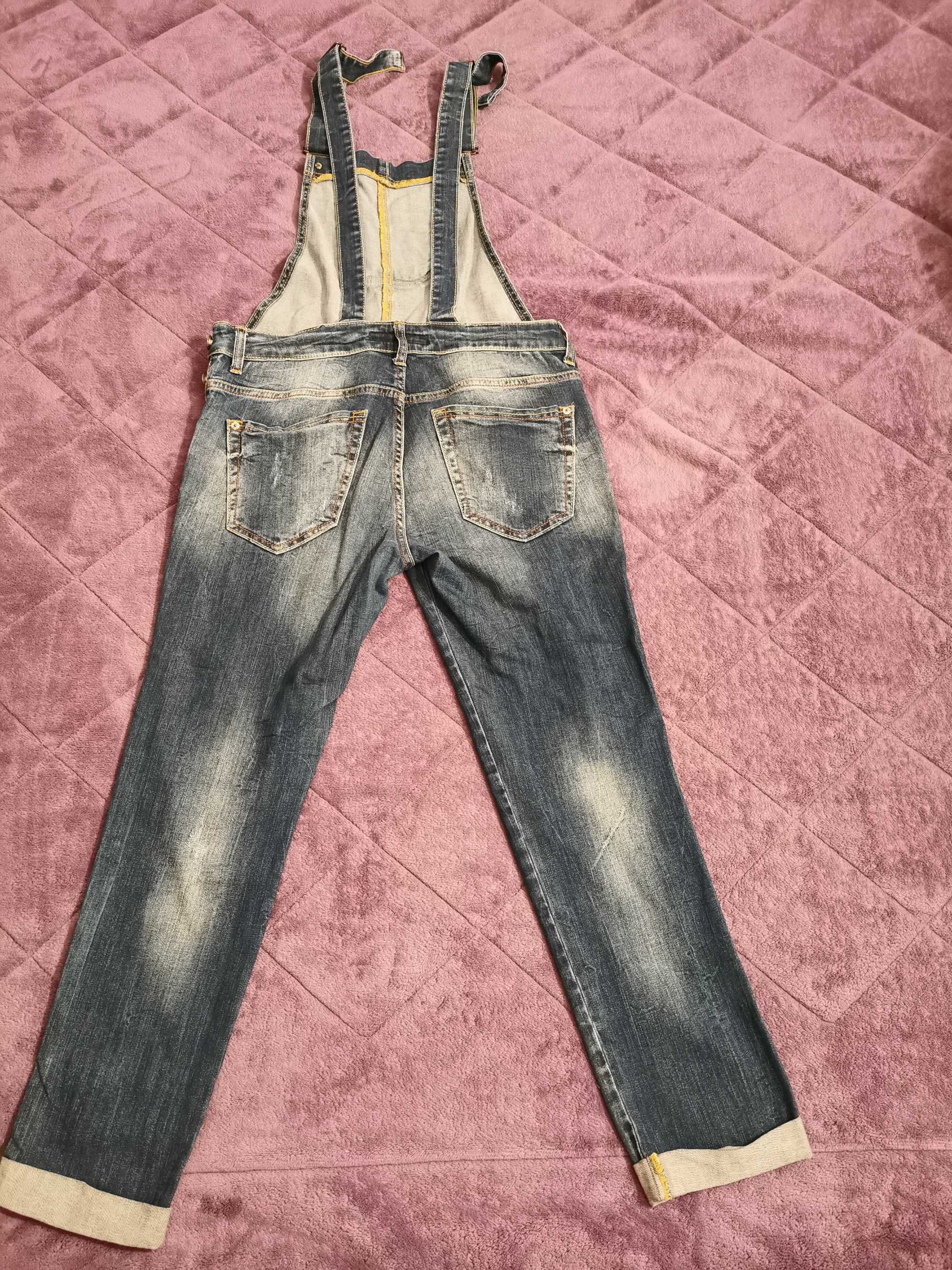 Salopeta dama jeans marime 28