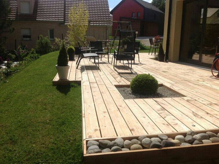 Deck terasa lemn pin nordic dușumea lamela exterior impregnat decking