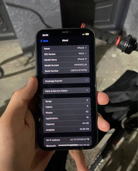 Iphone 11 holati ideal 64 Gb