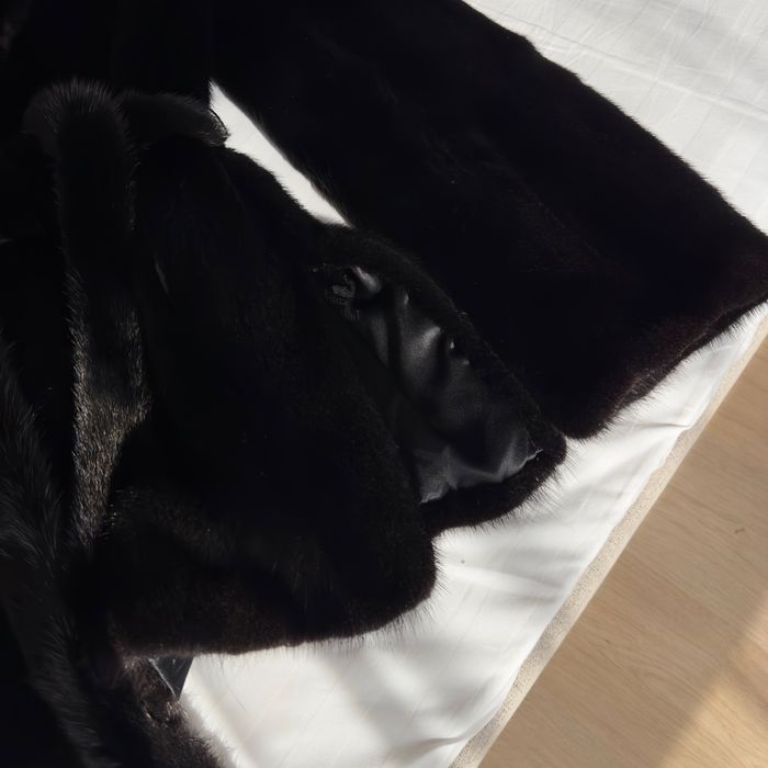 Норково палто р.S/M