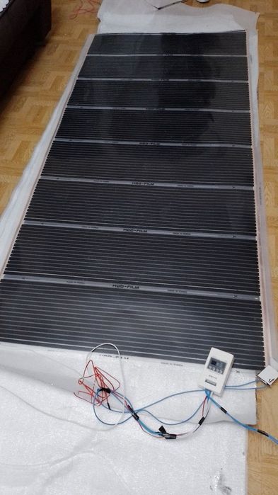 Тёплый пол с подложкой