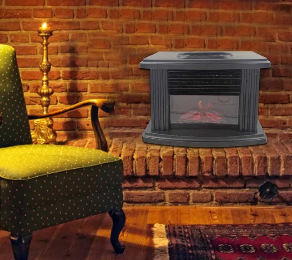 Печка с декоративен огън, декоративна камина с пламък и дистанционно
