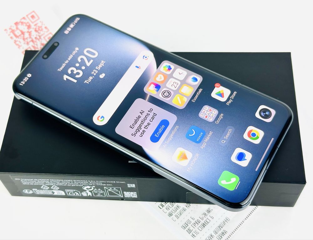 НОВ! Honor Magic 7 Pro 5G 512GB 12RAM Black 2г. Гаранция!