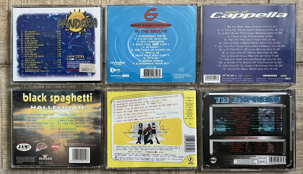 Cd-uri copii 1:1 cu originalele muzica Eurodance anii 90