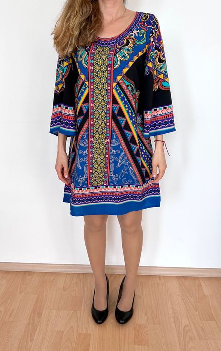Страхотно асиметрично вълнено  палто Versace