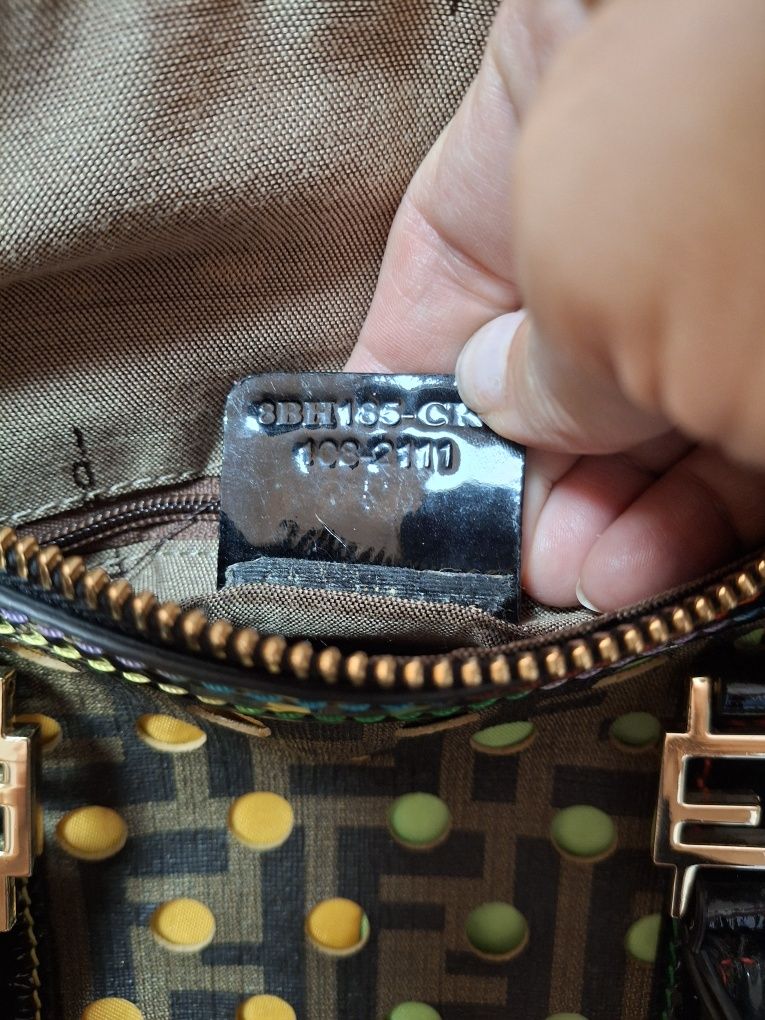 Чанта Fendi , многоцветна.