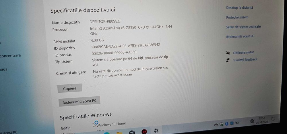 laptop tableta Cube iWork1X 2 in 1  diagnoza auto
