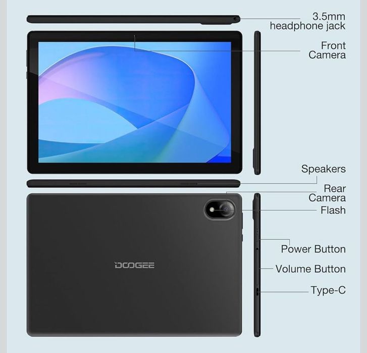 Tableta android 10.1 inch DOOGEE U9 7Gb Ram 64Gb storage Noua Sigilata