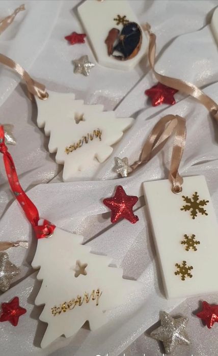 Decorațiuni Crăciun parfumate, din ceara naturala de soia-odorizante