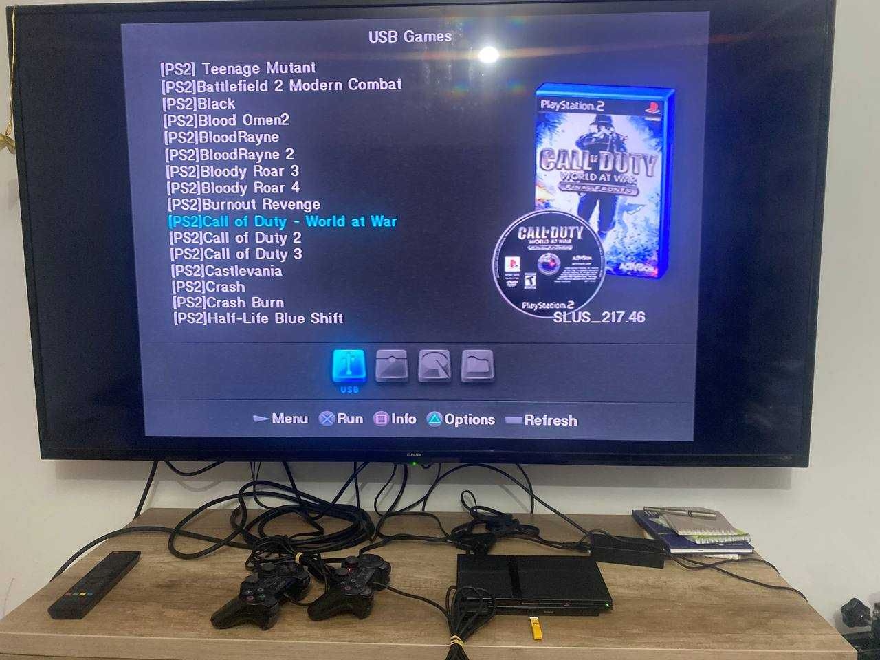 Playstation 2 slim прошитая 32GB