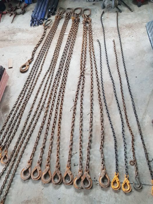 Lanț 4 șiruri ridicare sarcini macara zală 14 mm 10mm