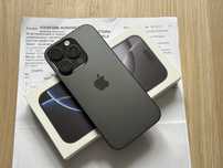 Iphone 16 Pro; Black; Impecabil; Factura/ Garantie