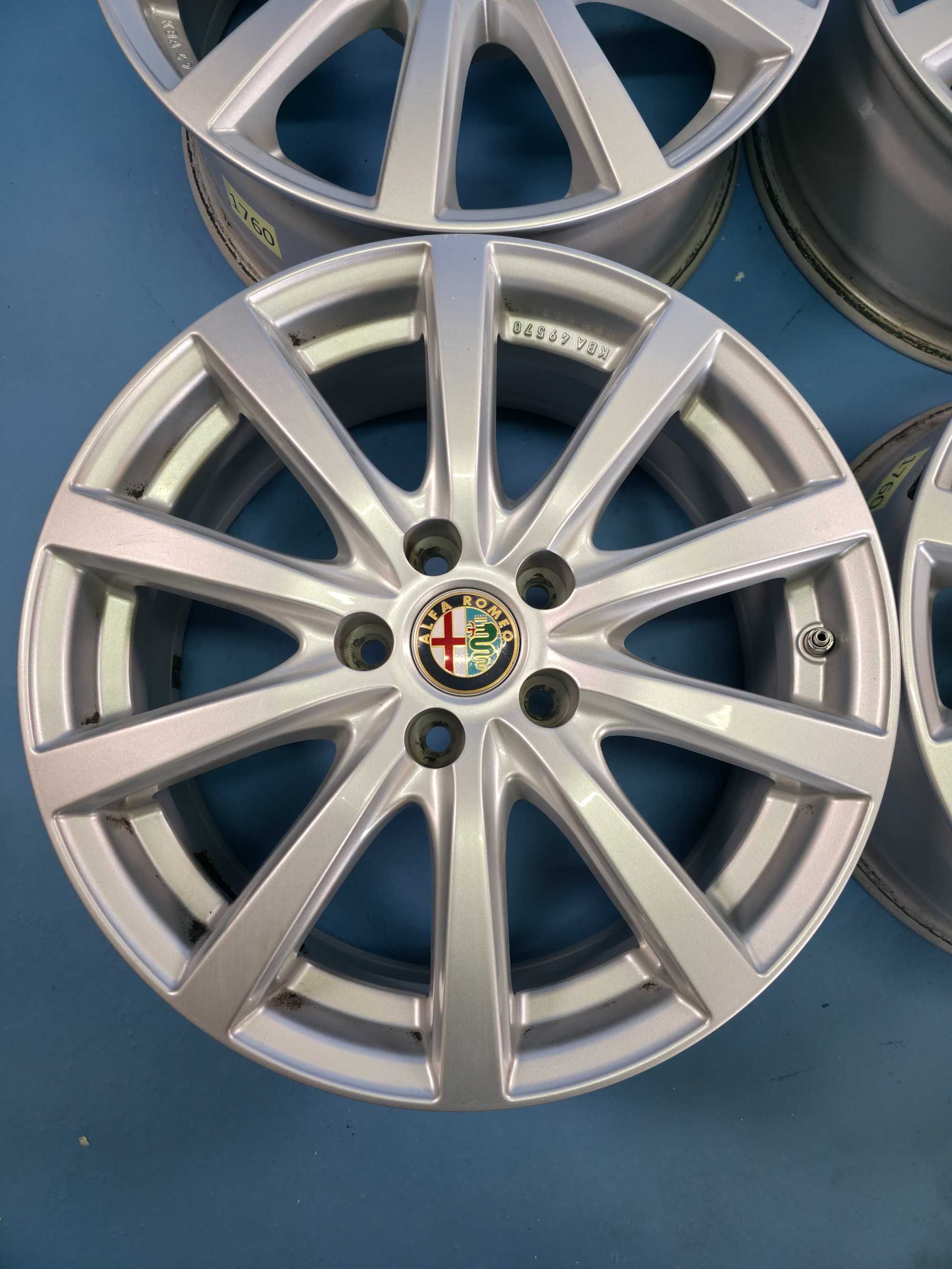 Jante Aliaj 5x110 17'' - Alfa Romeo 159 / Giulietta 7J ET 40 !