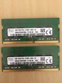 RAM 2бр х 4GB DDR4 за лартоп