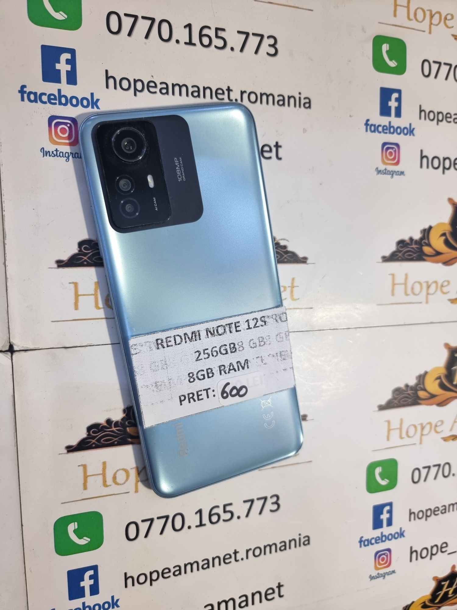 Hope Amanet P6 Redmi Note 12s 256 gb