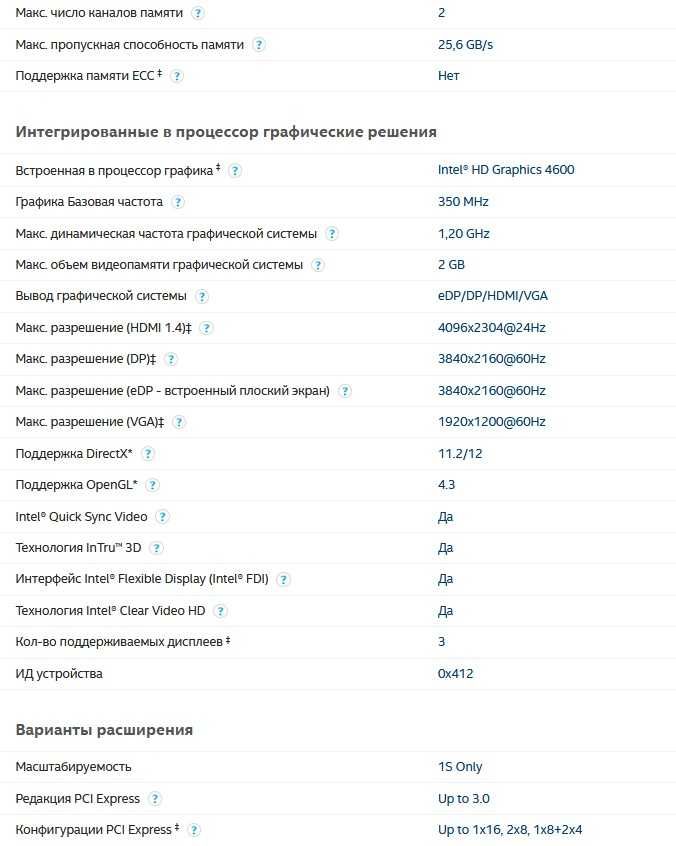 Процессор Intel Core i5-4670  (3.40 GHz,  LGA1150).