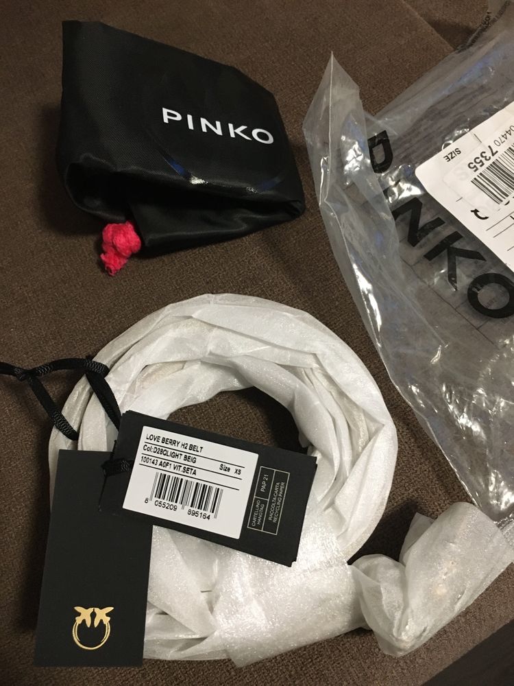 Pinko curea de piele femei, originala 100%!