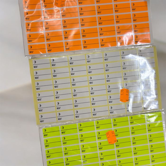 ЕВРО/ЛВ, Пистолет за цени, етикираща машина, маркиращи клещи