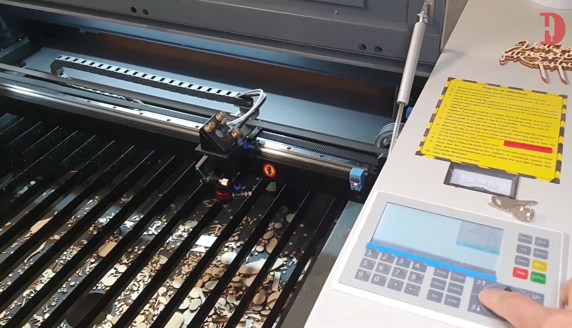 Vand/schimb Gravator laser co2 ruida 100w 9060