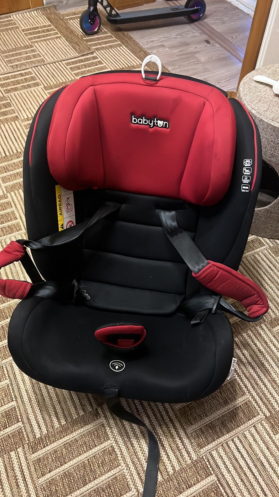 Автокресло Babyton Multi-Stage 0+ Isofix Red красный