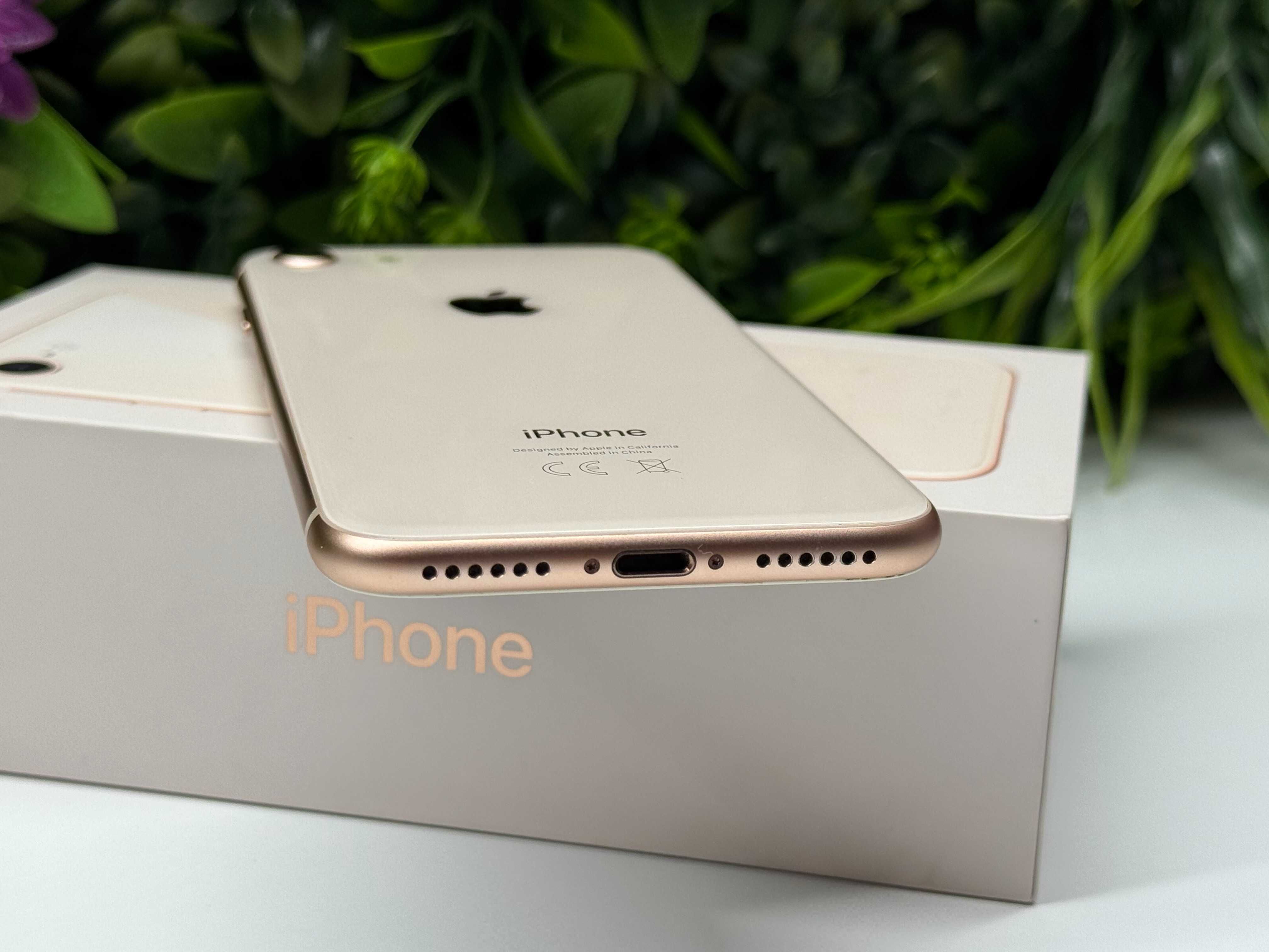 iPhone 8 64GB 100% батерия Gold