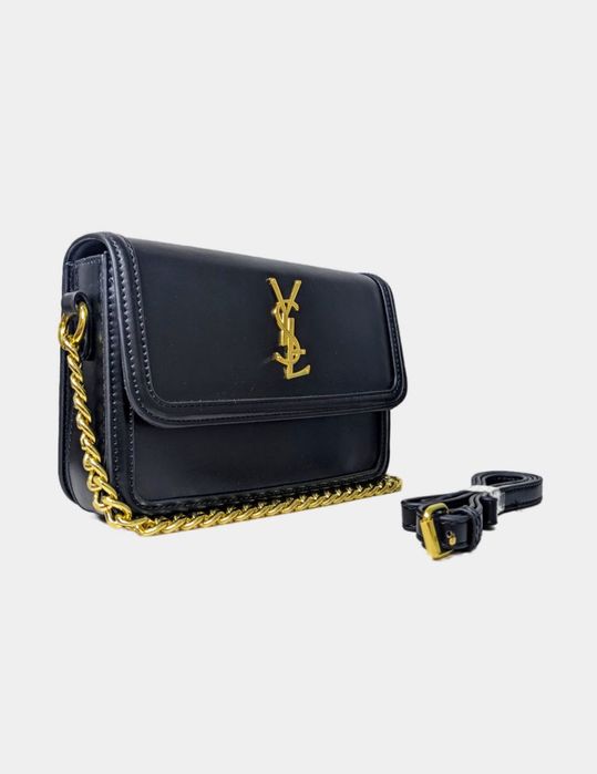 Сумка корм-Боди YSL через плечо с цепочкой