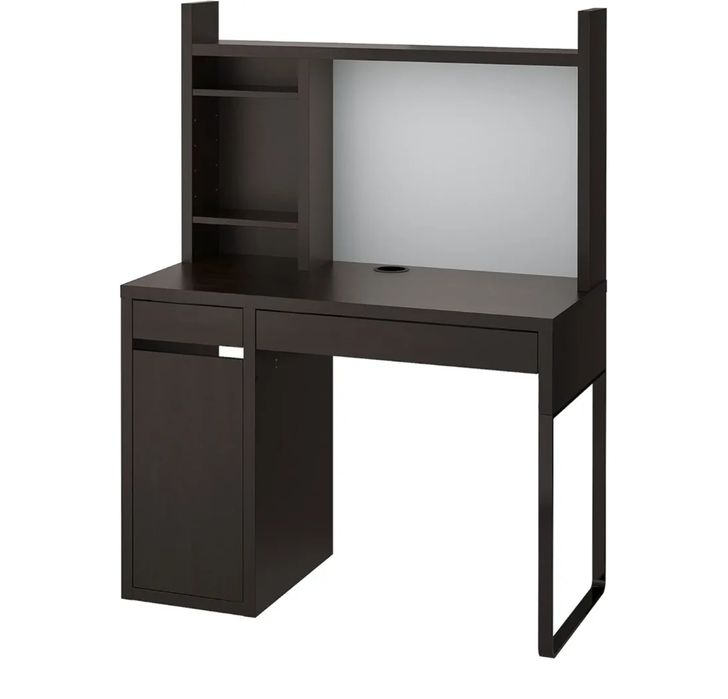 Стол рабочий МИККЕ чёрный ИКЕА, IKEA