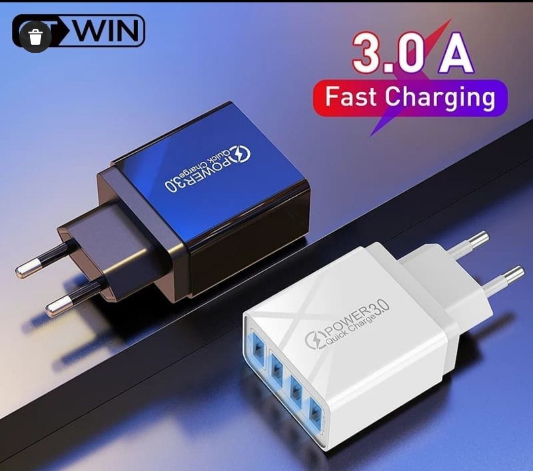 VOXLINK 5v 3А 3 USB зарядное устройство  быстрая зарядка для телефона