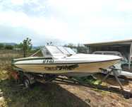 Barcă de viteză SEAHORSE GFK cu motor onboard+periodic propriu