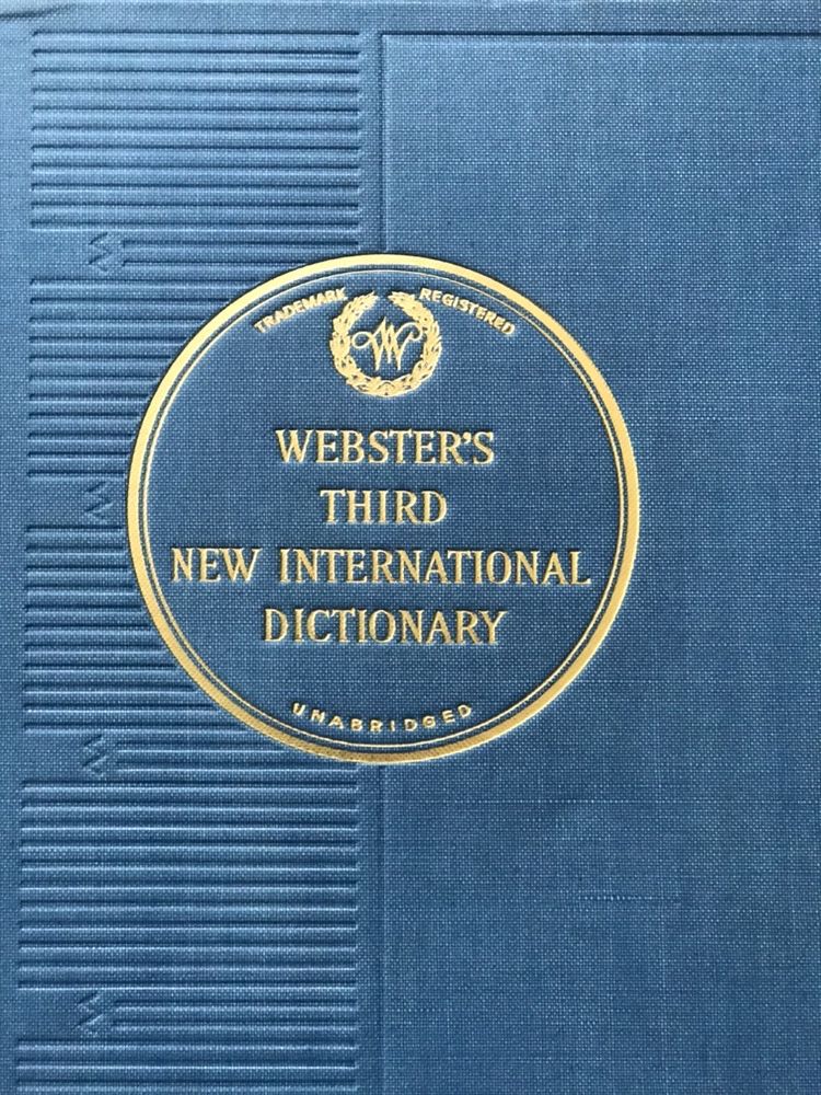 DEX-ul limbii engleze - Webster's Third New International Dictionary