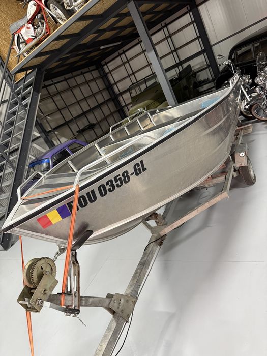 Vand barca aluminiu 5,2m motor 25cp yamaha