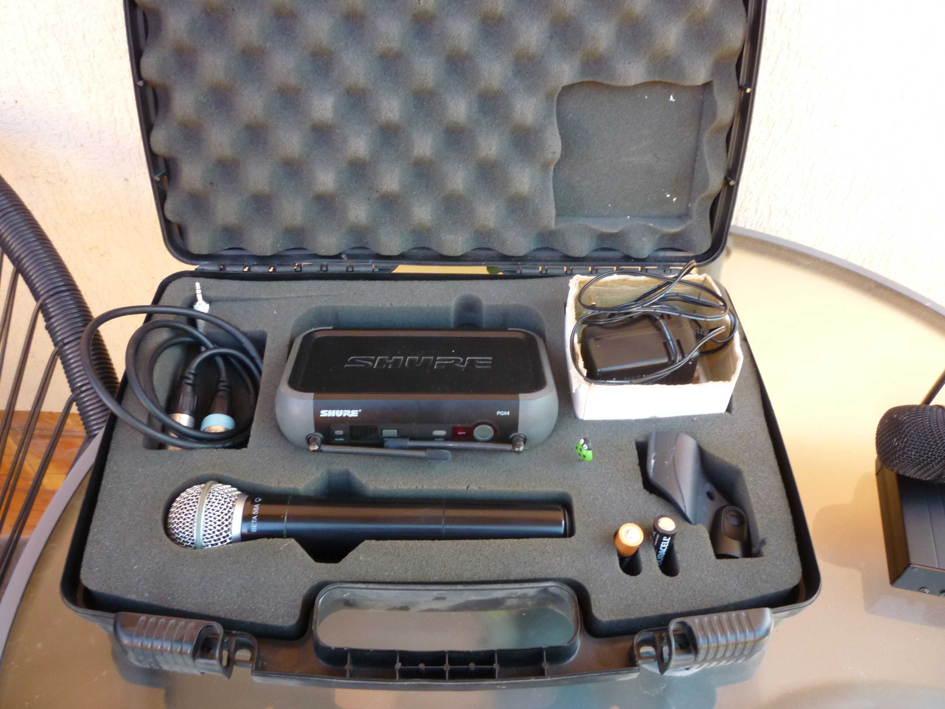 microfon  shure  beta 58a si  sennheiser  free- port