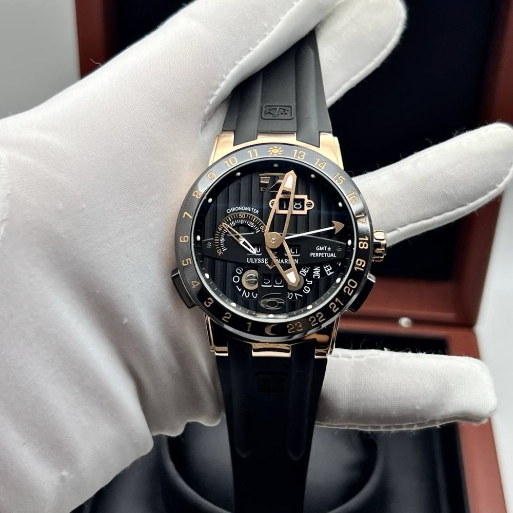 Ceas barbatesc Ulysse Nardin Black El Toro GMT