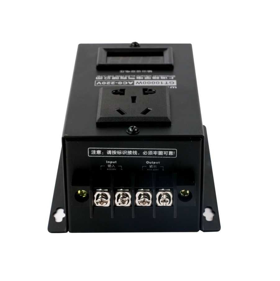 Variator tensiune 220V AC 10000W Regulator turatie motor cu voltmetru