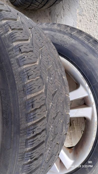Vând 4 roti R16,  5x114,3, Mitsubishi 205/55 R16 Jante BORBEIT