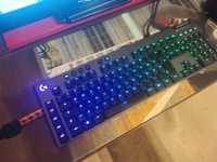 Tastatura gaming rgb logitech g815 mecanica, varianta clicky, fir/usb