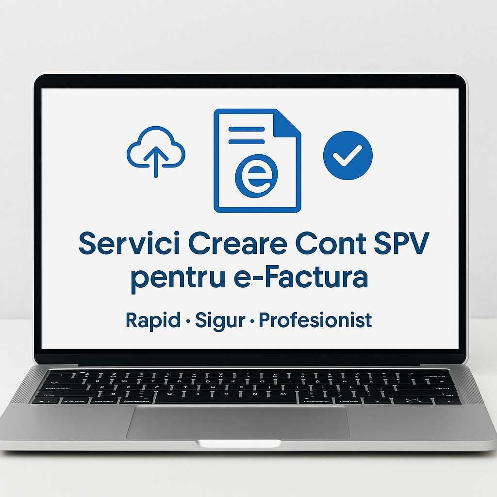 Servicii creare cont SPV E-Factura