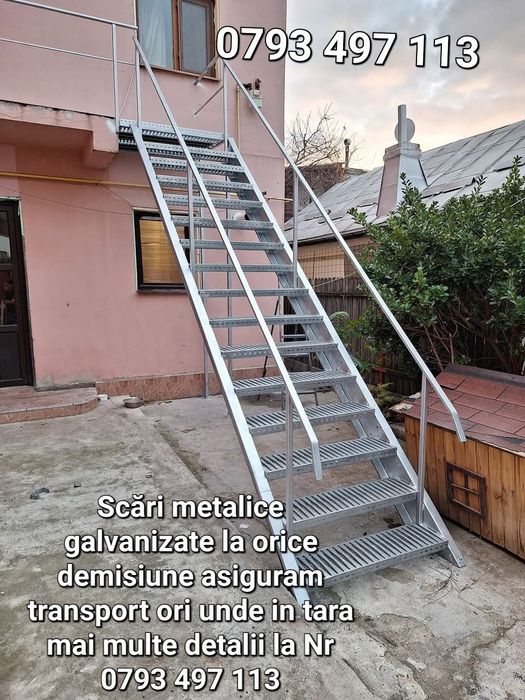 Scări metalice galvanizate la orice demisiune asiguram transport ori u